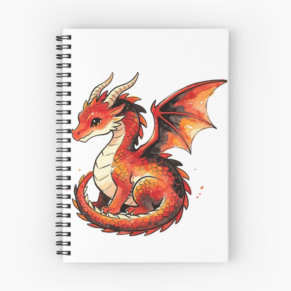 Item preview, Cute watercolor dragon designed and sold by mixoubraw.
