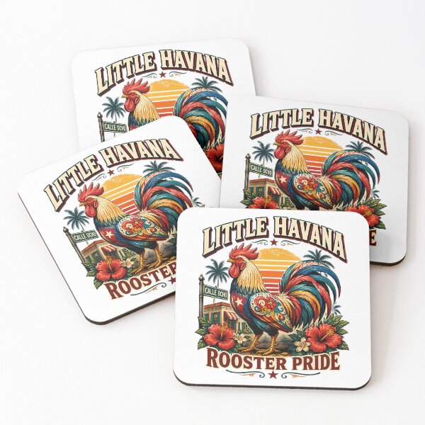 Item preview, Vibrant Rooster Pride In Little Havana Miami Calle 8 designed and sold by AnnabelleDodge.