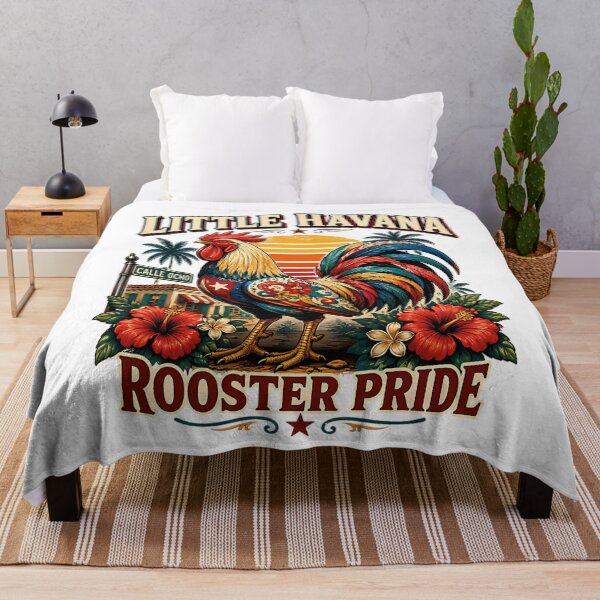 Item preview, Vibrant Rooster Pride In Little Havana Miami Calle 8 designed and sold by AnnabelleDodge.