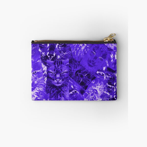 Item preview, Mystic Neon Purple Cat Abstract Graphic Illustration designed and sold by Lukyanovart.