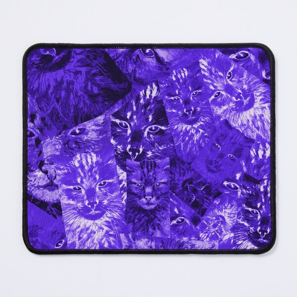 Item preview, Mystic Neon Purple Cat Abstract Graphic Illustration designed and sold by Lukyanovart.