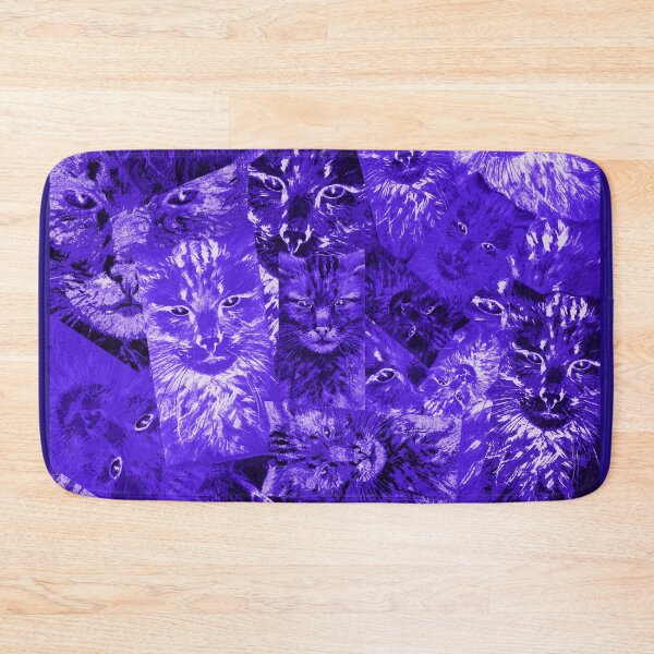 Item preview, Mystic Neon Purple Cat Abstract Graphic Illustration designed and sold by Lukyanovart.