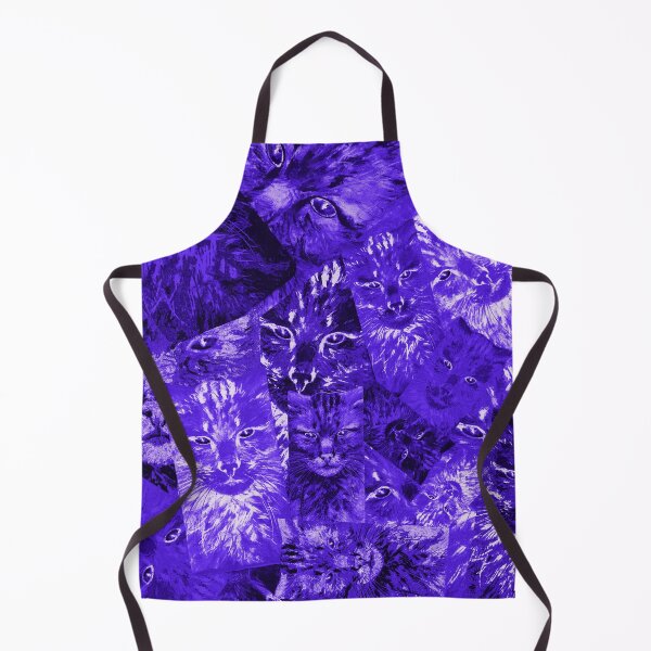 Item preview, Mystic Neon Purple Cat Abstract Graphic Illustration designed and sold by Lukyanovart.