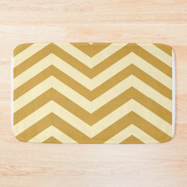 Item preview, Gold Cream Chevron Zigzag Geometric Stripe Quiet Luxury Pattern  designed and sold by Licorice Moon.