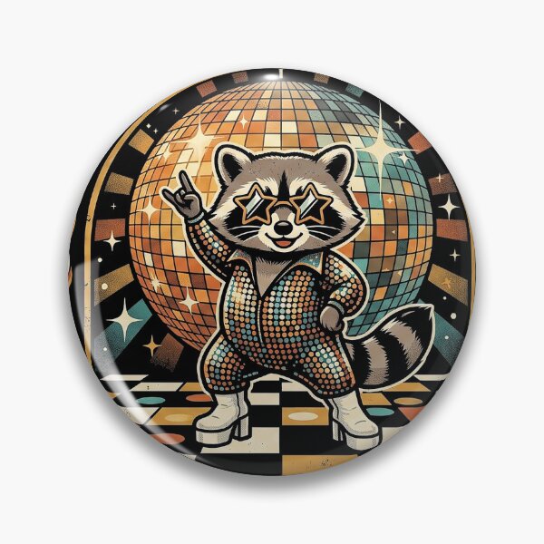 Item preview, Funny Disco Raccoon Trash Drama Quote designed and sold by marry treasures.