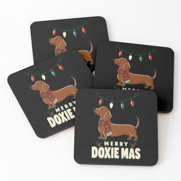 Item preview, Dachshund Christmas Merry Doxie Wiener Dog Holiday designed and sold by Ridaelb.