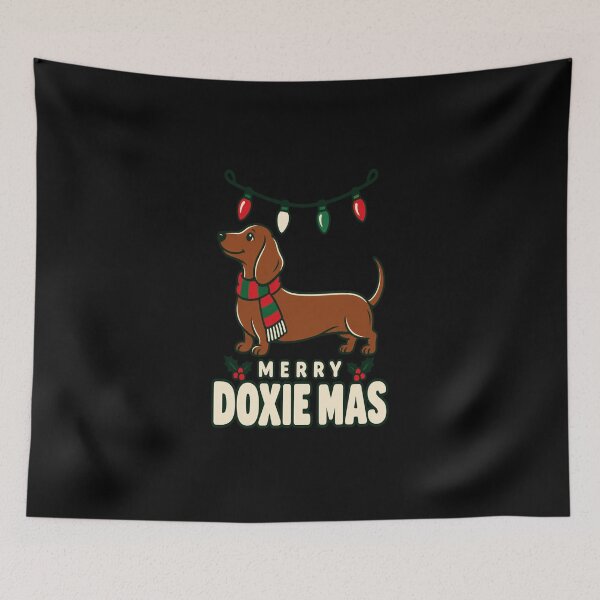 Item preview, Dachshund Christmas Merry Doxie Wiener Dog Holiday designed and sold by Ridaelb.