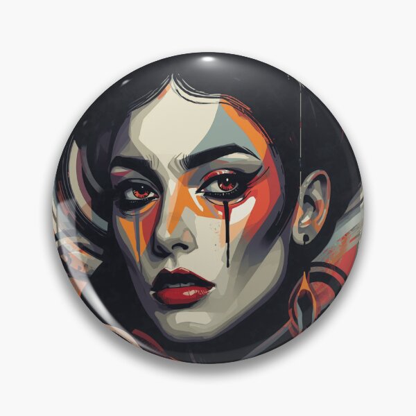 Item preview, Urban Gothic Woman Portrait Graphic Pop Art designed and sold by ERODED SELF.