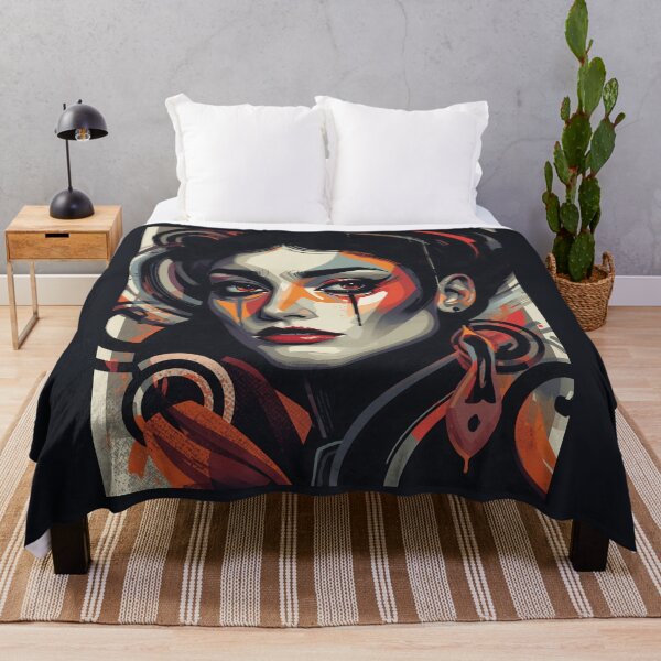 Item preview, Urban Gothic Woman Portrait Graphic Pop Art designed and sold by ERODED SELF.
