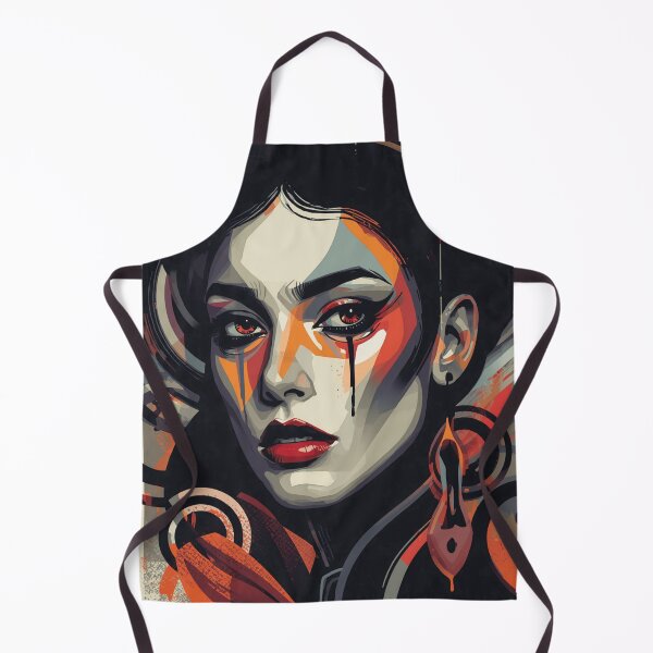 Item preview, Urban Gothic Woman Portrait Graphic Pop Art designed and sold by ERODED SELF.