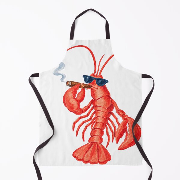 Item preview, Louie the Lobster Smoking a Cigar designed and sold by saltyhydrangea.