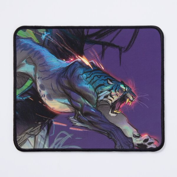 Item preview, Shadow Tiger Pouncing in the Night (V3) designed and sold by SabaMirzique.