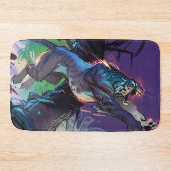 Item preview, Shadow Tiger Pouncing in the Night (V3) designed and sold by SabaMirzique.