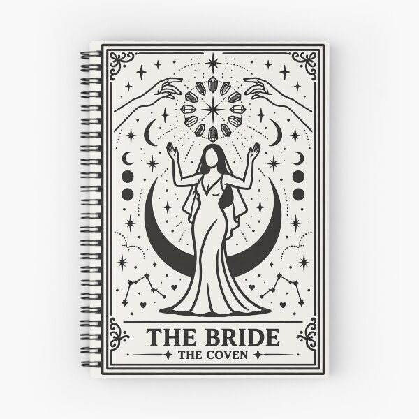Item preview, Witchy Bachelorette Tarot, The Bride & The Coven Celestial Art designed and sold by AmiGraph.