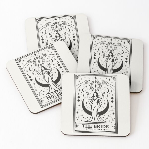 Item preview, Witchy Bachelorette Tarot, The Bride & The Coven Celestial Art designed and sold by AmiGraph.