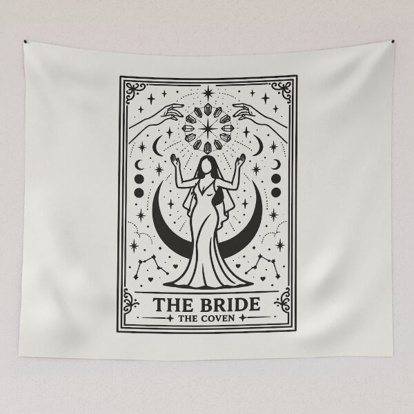 Item preview, Witchy Bachelorette Tarot, The Bride & The Coven Celestial Art designed and sold by AmiGraph.