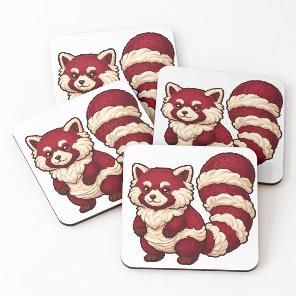 Item preview, Red Velvet Cake Red Panda Familiar designed and sold by PixelBrujeria.