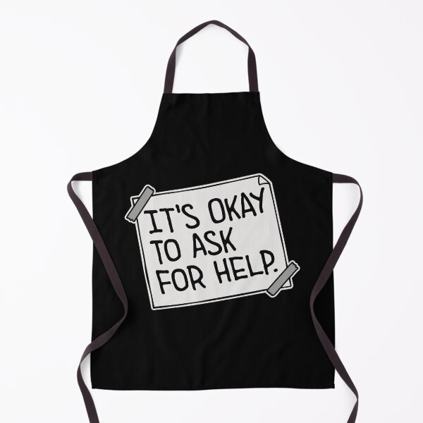 Item preview, It's Okay To Ask For Help Mental Health Quote Logo designed and sold by shirt-o-mat.