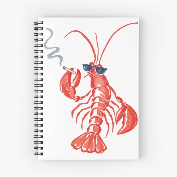 Item preview, Louie the Lobster Smoking a Cigarette designed and sold by saltyhydrangea.