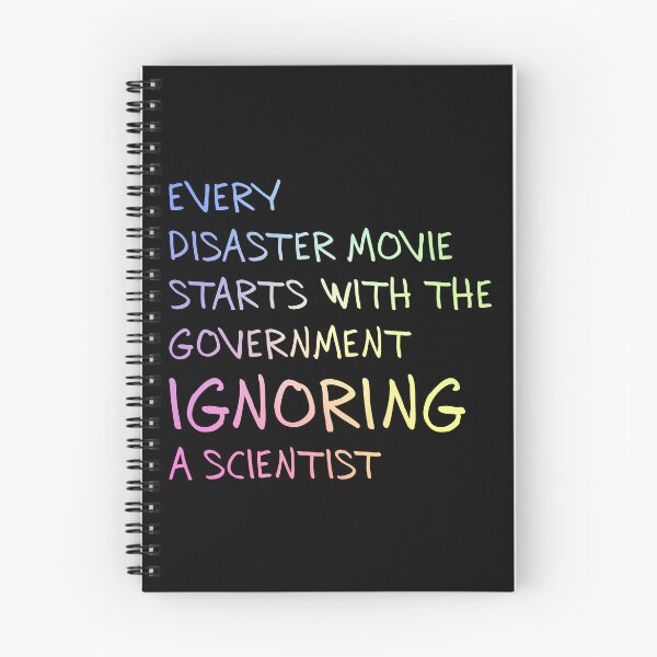 Item preview, Every Disaster Movie Starts with Govt Ignoring Science Gift for Men designed and sold by ScienceCorner.