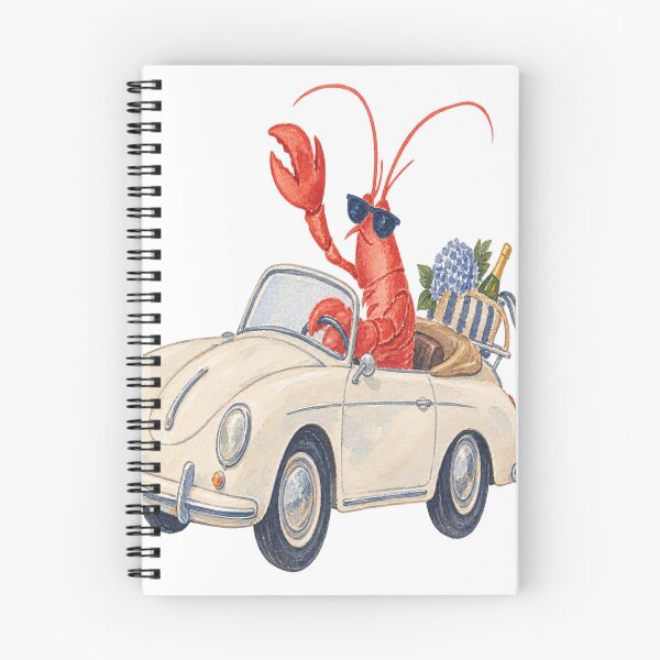 Item preview, Louie the Lobster Driving a Convertible designed and sold by saltyhydrangea.