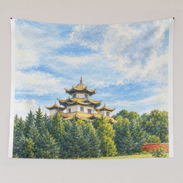 Item preview, Buddhist Temple designed and sold by Carol-arts-.