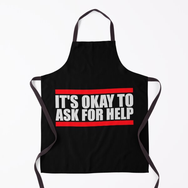 Item preview, It's Okay To Ask For Help Mental Health Quote Logo designed and sold by shirt-o-mat.