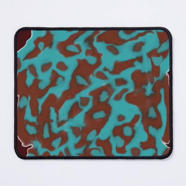 Item preview, Chocolate and Turquoise Abstract designed and sold by DianeBP.