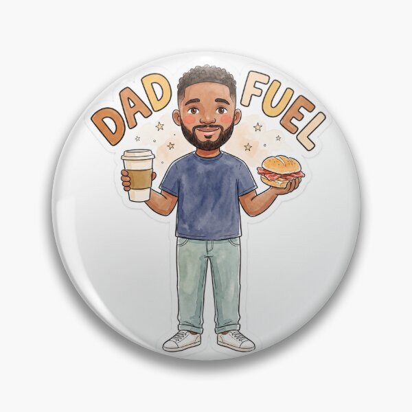 Item preview, Coffee & Bacon Dad Humor Illustration designed and sold by tonyartprints.