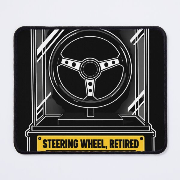 Item preview, Steering Wheel Retired Funny Self Driving Car Design designed and sold by Kenzie & Co.