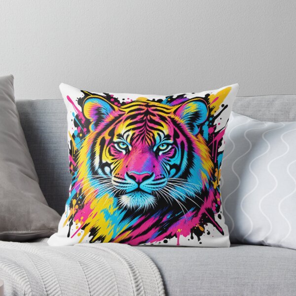 Item preview, Neon Pop Art Tiger designed and sold by Mystic Wild Studio.