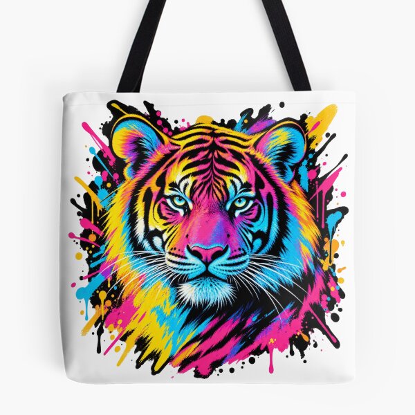 Item preview, Neon Pop Art Tiger designed and sold by Mystic Wild Studio.