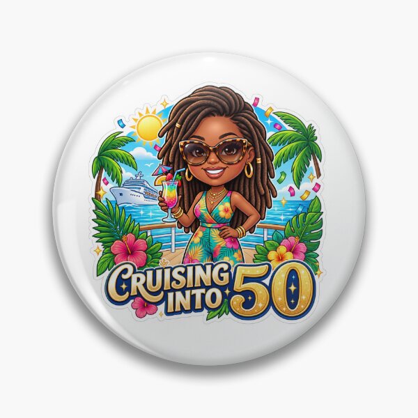 Item preview, Cruising Into 50 Tropical Birthday Cruise designed and sold by tonyartprints.