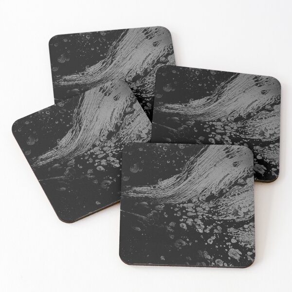 Item preview, Abstract Black and White Liquid Texture designed and sold by Dropevinicius.