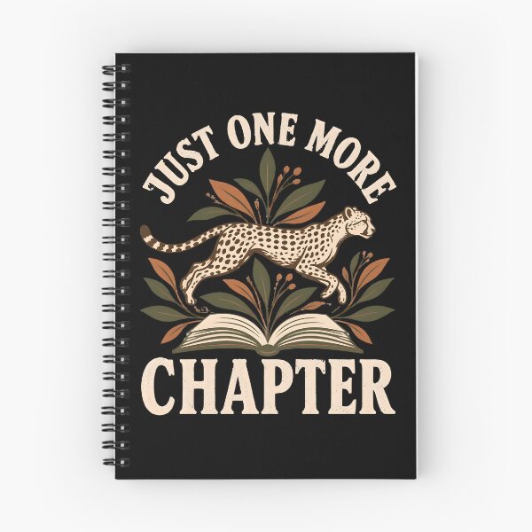 Item preview, Just One More Chapter Minimalist Cheetah Botanical Book Gifts designed and sold by LeSoniPapaPrint.