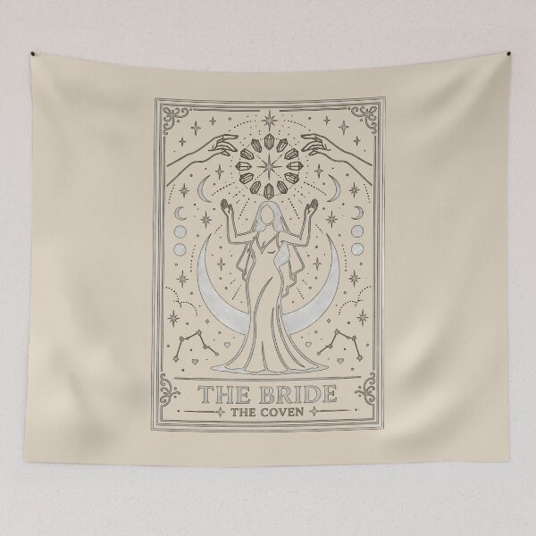 Item preview, Witchy Bachelorette Tarot, The Bride & The Coven Celestial Art designed and sold by AmiGraph.