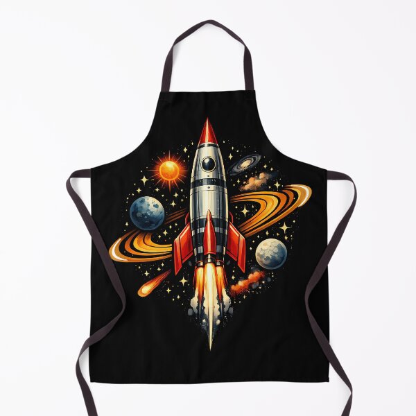 Item preview, Retro rocket for deep space exploration designed and sold by Daily Quirk.