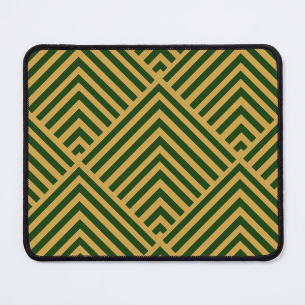 Item preview, Gold Green Quiet Luxury Art Deco Diamond Geometric Pattern  designed and sold by Licorice Moon.