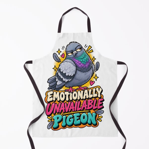 Item preview, Emotionally Unavailable Pigeon Funny Bird Meme designed and sold by tonyartprints.