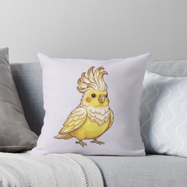 Item preview, Lemon Meringue Cockatiel Dessert Familiar designed and sold by PixelBrujeria.
