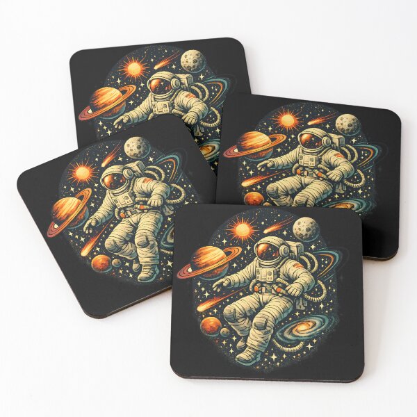 Item preview, Vintage astronaut floating in space designed and sold by Daily Quirk.