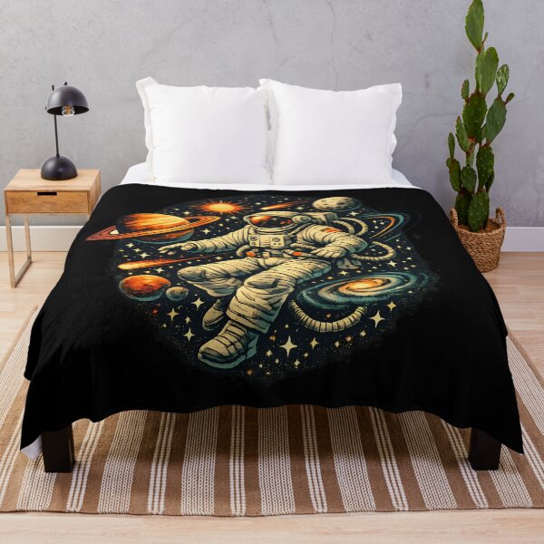 Item preview, Vintage astronaut floating in space designed and sold by Daily Quirk.
