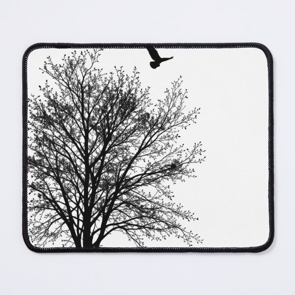 Item preview, Raven Flying Over Mystical Tree & Bird designed and sold by NaniLoom.