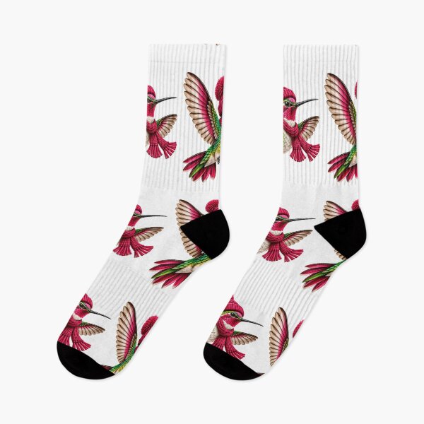Item preview, Cute Hummingbird Wearing Pink Beanie Funny Bird Lover Cozy Winter Nature designed and sold by 76Valeria.