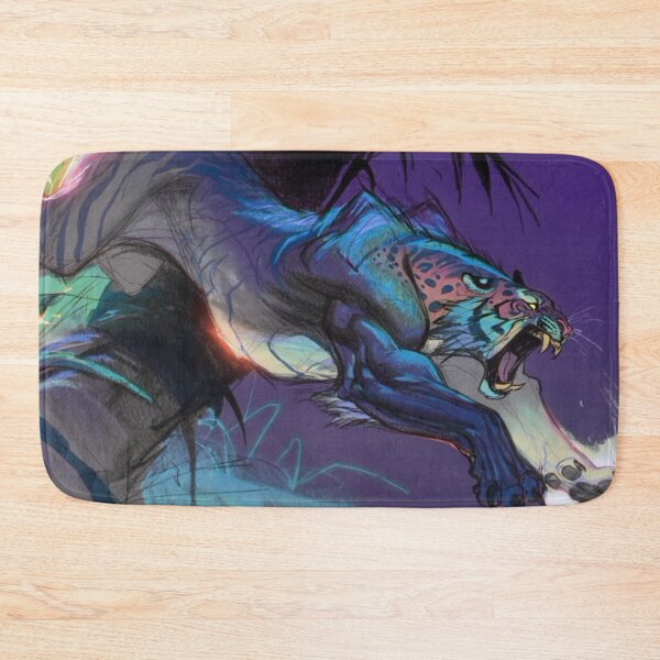 Item preview, Shadow Tiger Pouncing in the Night (V4) designed and sold by SabaMirzique.