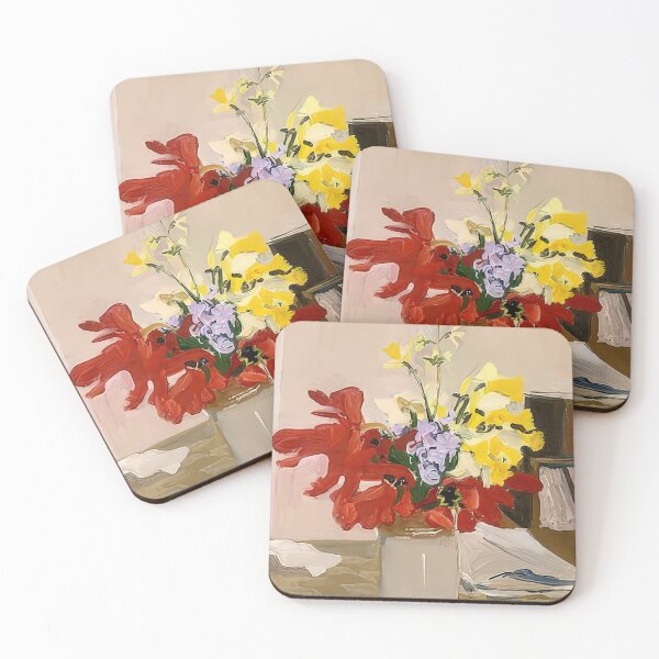 Item preview, Anemone and daffodil 1965 designed and sold by EtherShadeArt.