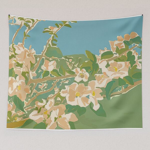 Item preview, Apple blossoms ii 1974 designed and sold by EtherShadeArt.