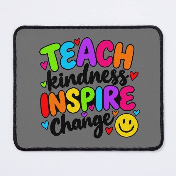 Item preview, teach kindness inspire change happy rainbow designed and sold by OCD_JESSICA.