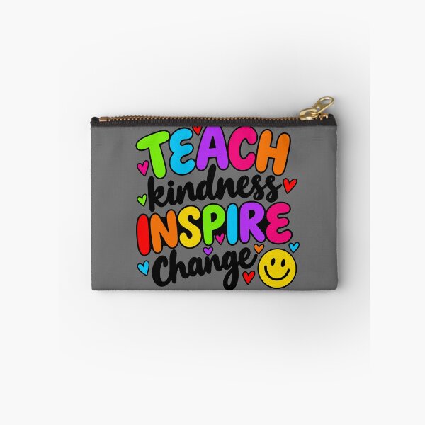 Item preview, teach kindness inspire change happy rainbow designed and sold by OCD_JESSICA.