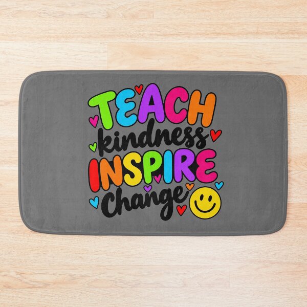 Item preview, teach kindness inspire change happy rainbow designed and sold by OCD_JESSICA.